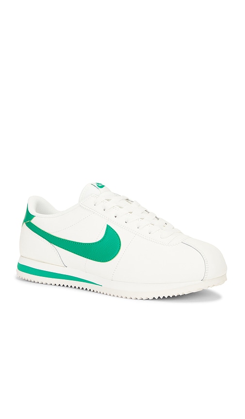 Shop Nike Cortez Sneaker In Sail & Stadium Green