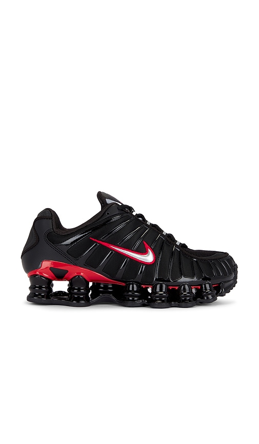 Nike SHOX Black Metallic Silver University Red REVOLVE