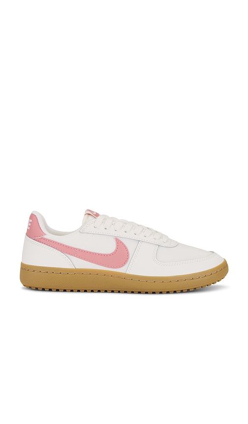 Nike Field General '82 Shell And Leather Sneakers In Sail  Rust  Pink  Gum  & Light Brown