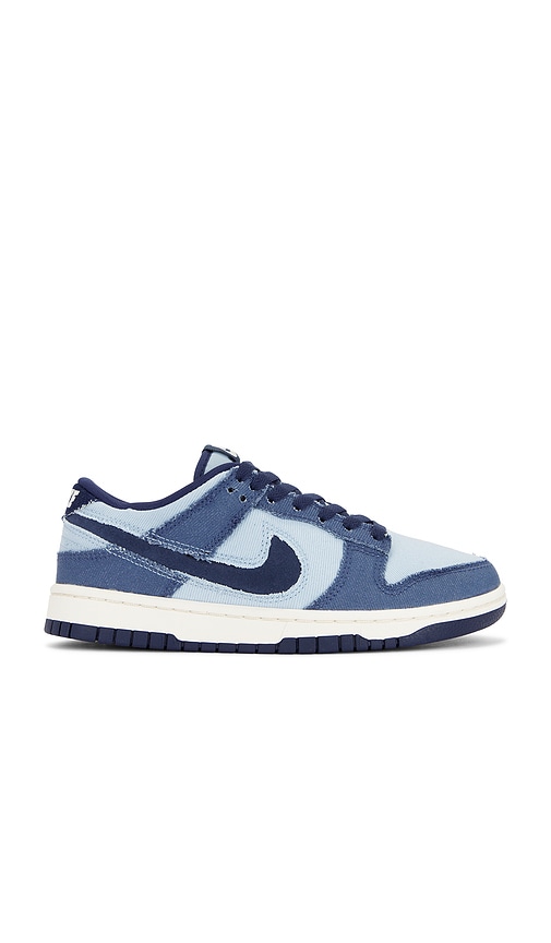 Nike Dunk Low Retro Se Sneakers In Light Armory Blue & Midnight Navy