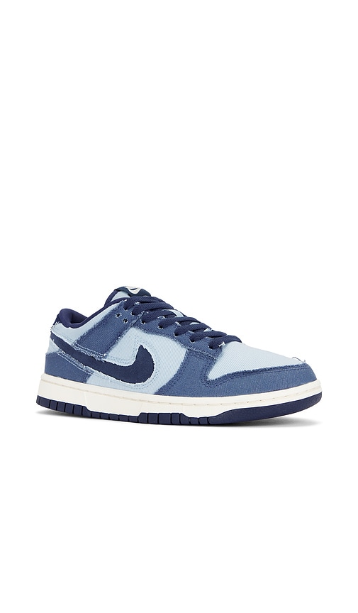 Nike Dunk Low Retro Se Sneakers In Light Armory Blue & Midnight Navy