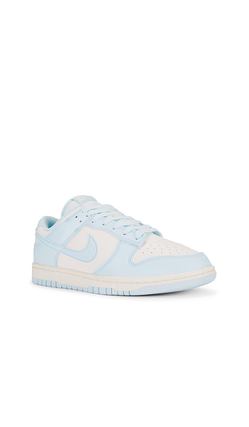 Nike Dunk Low Retro Sneakers In Baby Blue And White In Pale Ivory & Glacier Blue