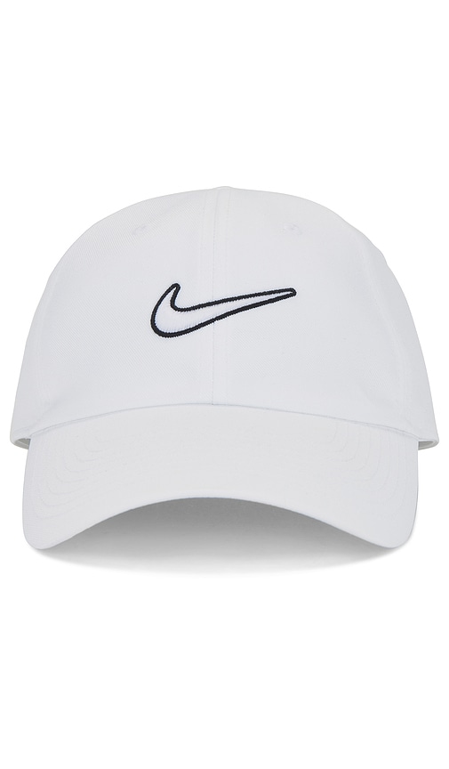 Shop Nike Club Swoosh Cap In White