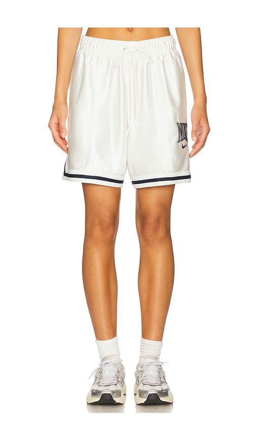 Nike Logo-embroidered Shorts In White