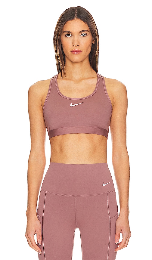 Nike Sports Bra Dri-FIT Swoosh - Pink/White Woman
