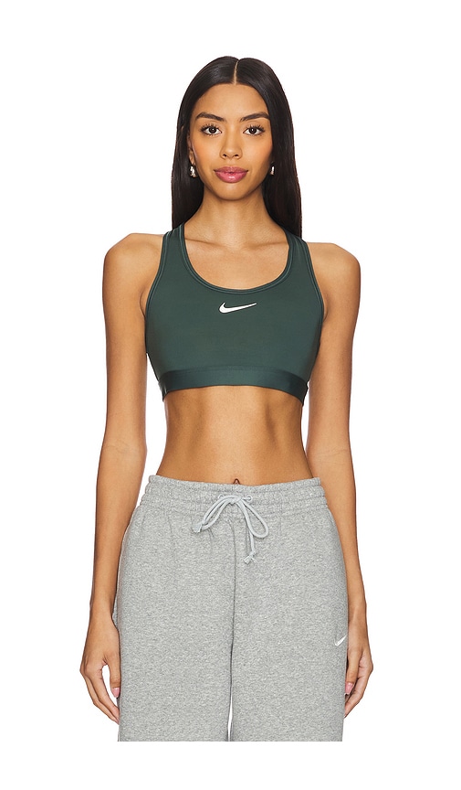 Nike Sport Bra in Vintage Green White REVOLVE