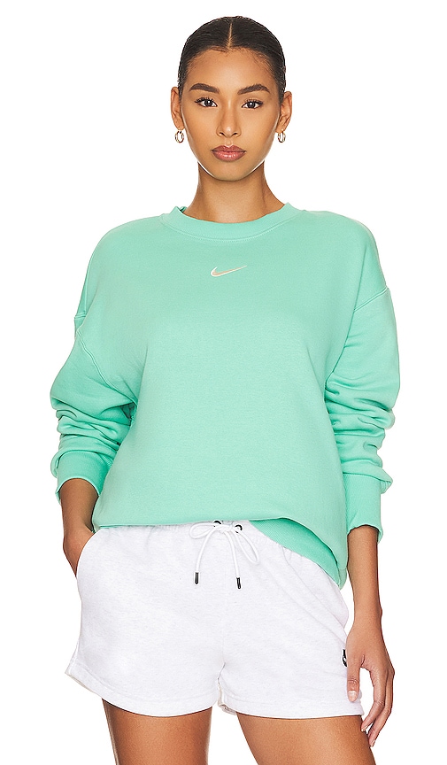 Kudde pin betaling Nike NSW Oversized Crewneck Sweatshirt in Light Mint | REVOLVE