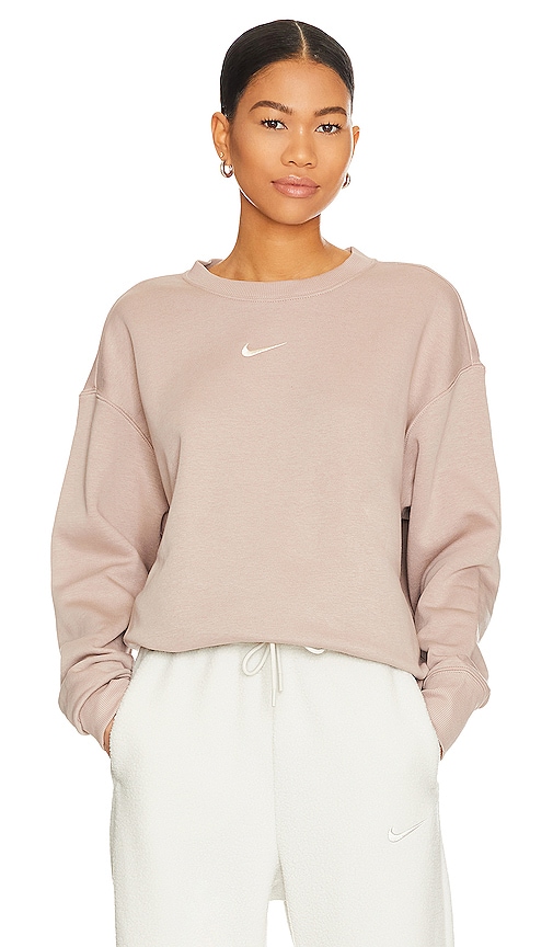 Nike Sportswear Phoenix Fleece in Diffused Taupe & Sail | REVOLVE