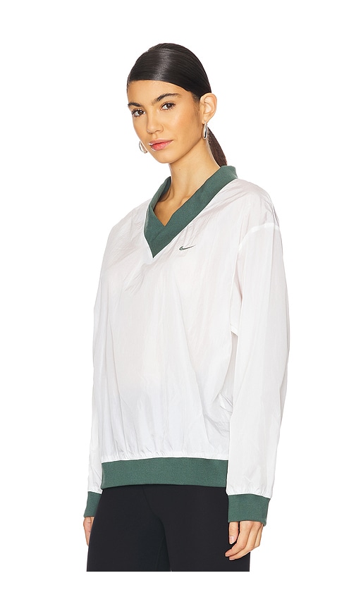 Nike Essential Sweater In Sail & Vintage Green
