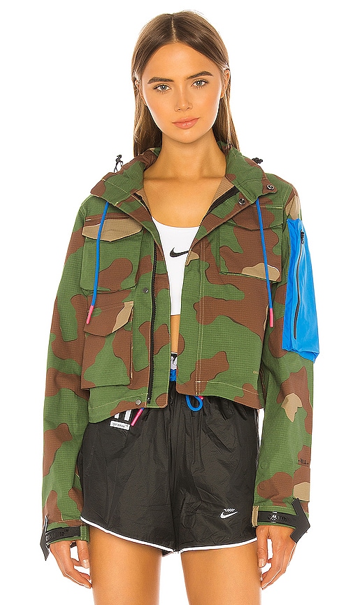 nike camo jacket