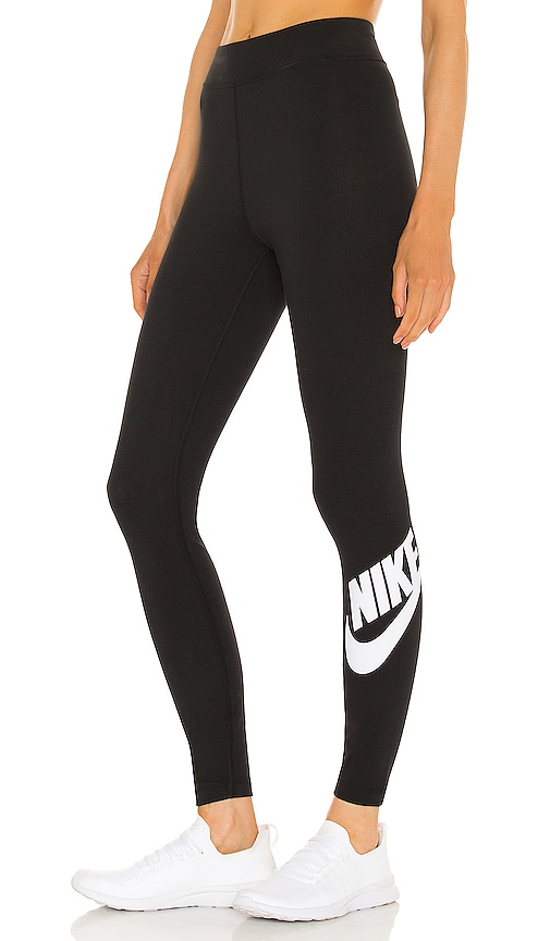 Blijkbaar Lam woensdag Nike Essential Futura Legging in Black & White | REVOLVE