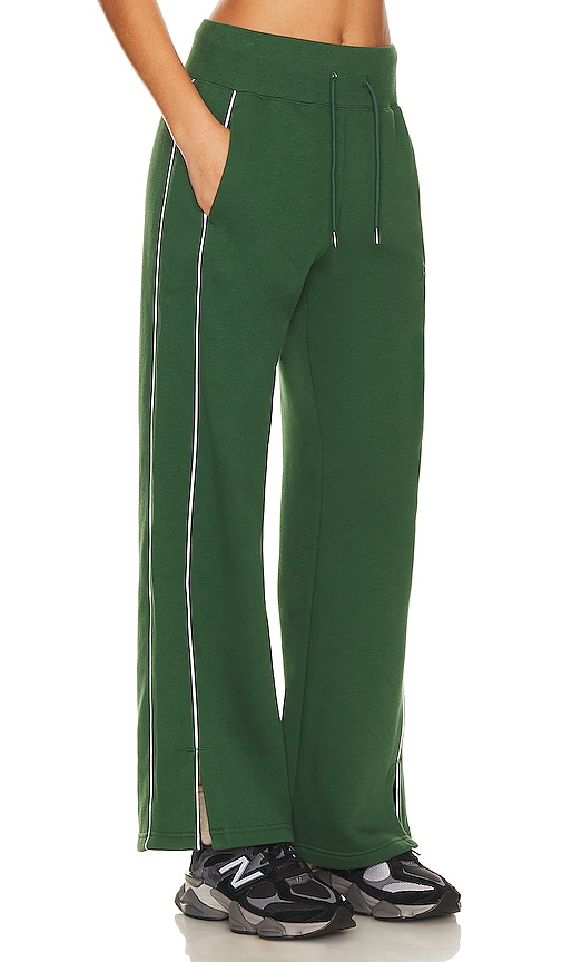 Shop Nike Pheonix Fleece Pant In Fir  Fir  & White