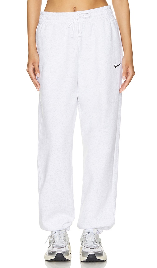 Nike Phoenix High Waisted Sweatpants In White