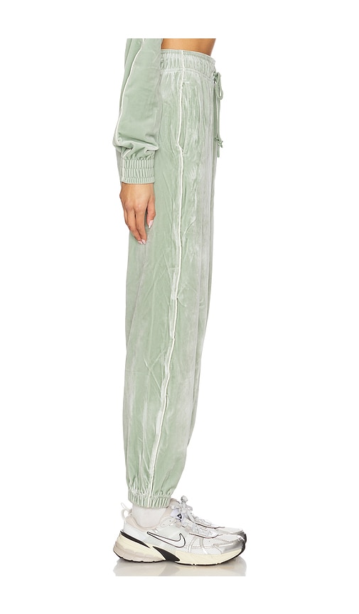 Nike Velour Jogger In Jade Horizon & Sail