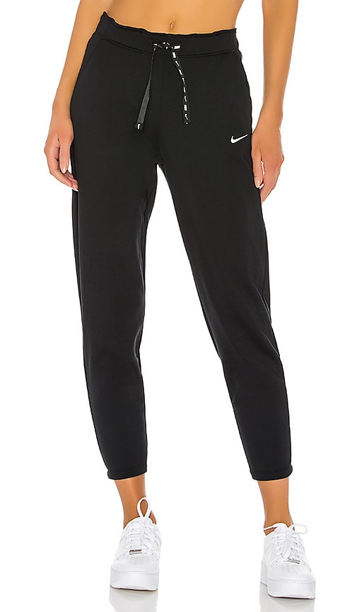 Nike Nk Thermal Zip Pant In Black & White
