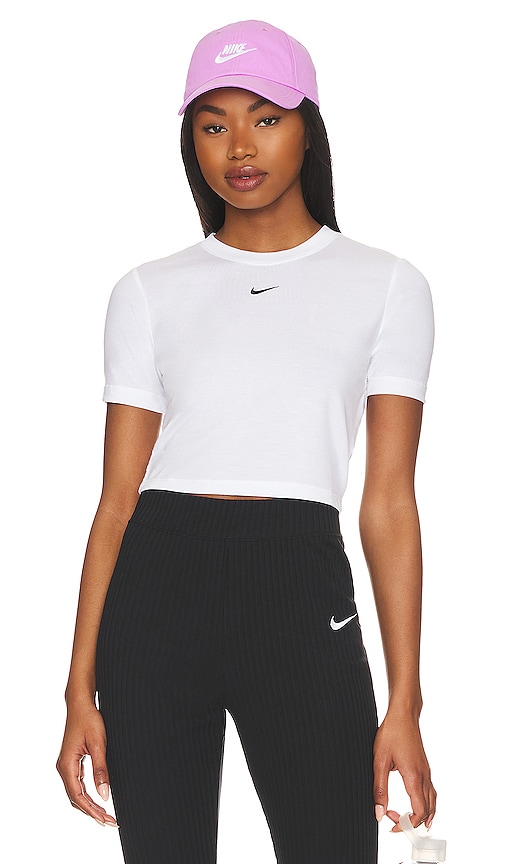 Nike Crop T-shirt In White