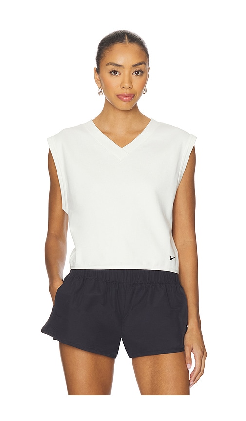 Nike V-neck Golf Vest In White