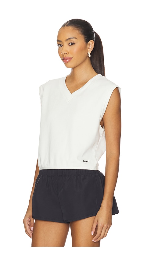 Nike V-neck Golf Vest In White