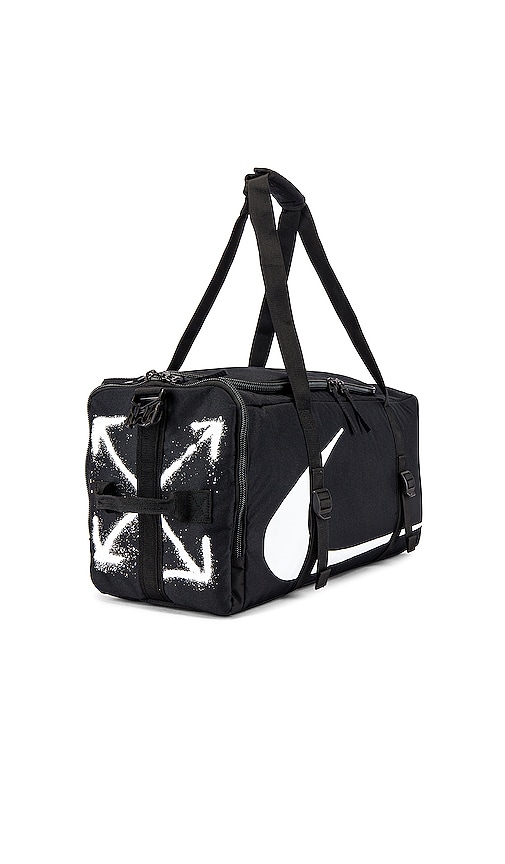 Nike X OFF-WHITE NRG RU Duffle Shoulder Bag in Black