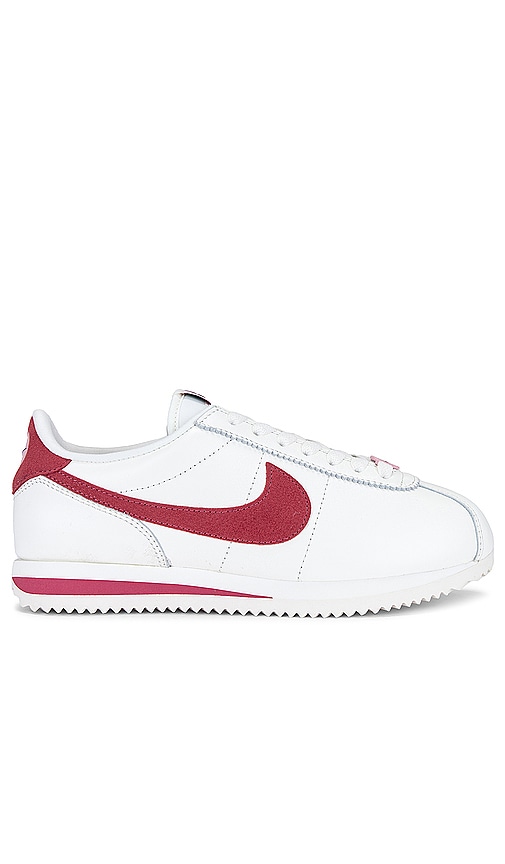 Shop Nike Cortez Se Sneaker In Sail  Adobe  Med Soft Pink  & Team Red
