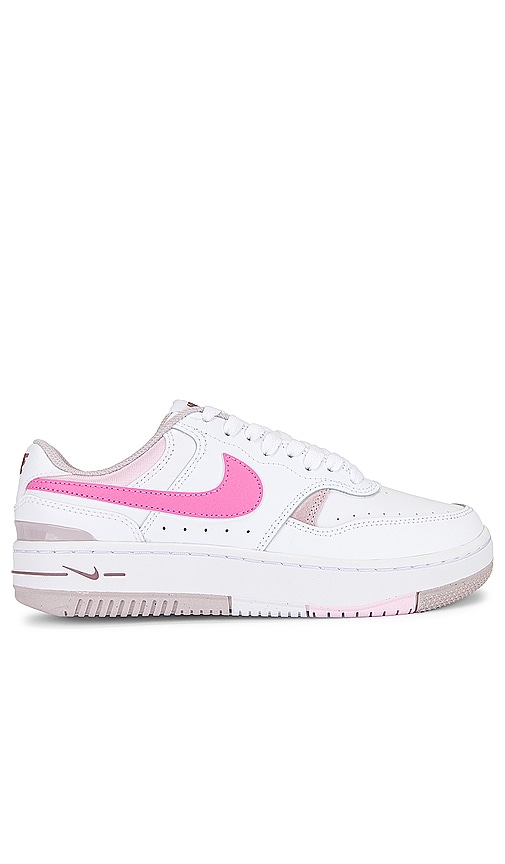Shop Nike Gamma Force Sneaker In White  Playful Pink  & Platinum Violet