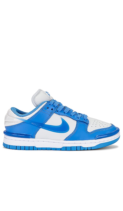 Shop Nike Dunk Low Twist Sneaker In Photon Dust  University Blue  & White