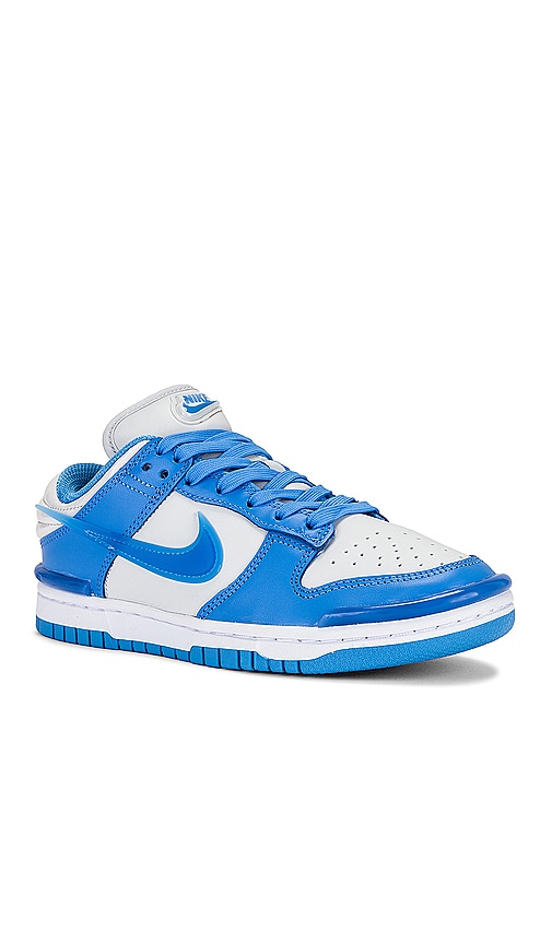 Shop Nike Dunk Low Twist Sneaker In Photon Dust  University Blue  & White