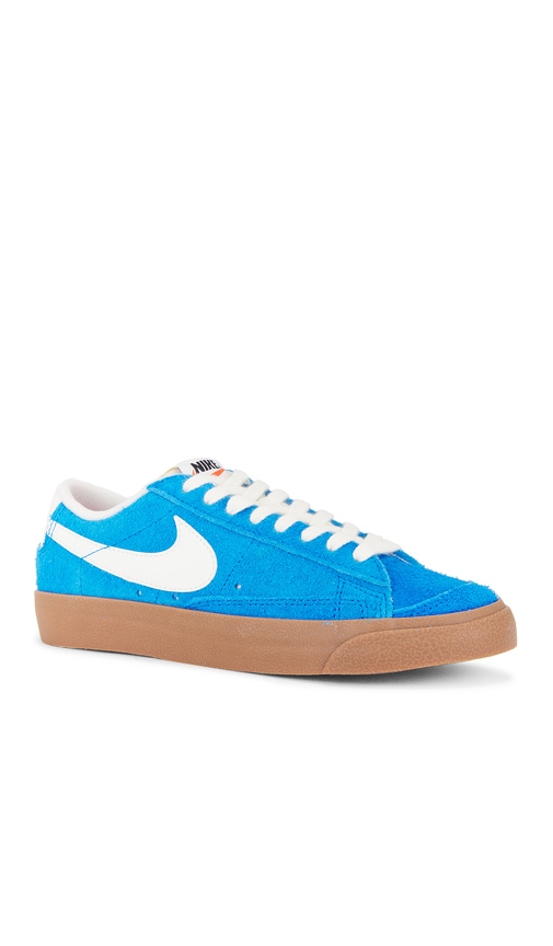 Shop Nike Blazer Low '77 Vintage Sneaker In Photo Blue  Sail  Gum Medium Brown  & Bl