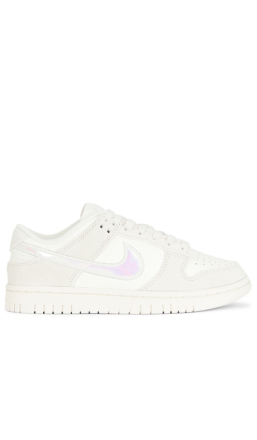 Shop Nike Dunk Low Sneaker In Sail  Multicolor  Siren Red  & Hyper Pin