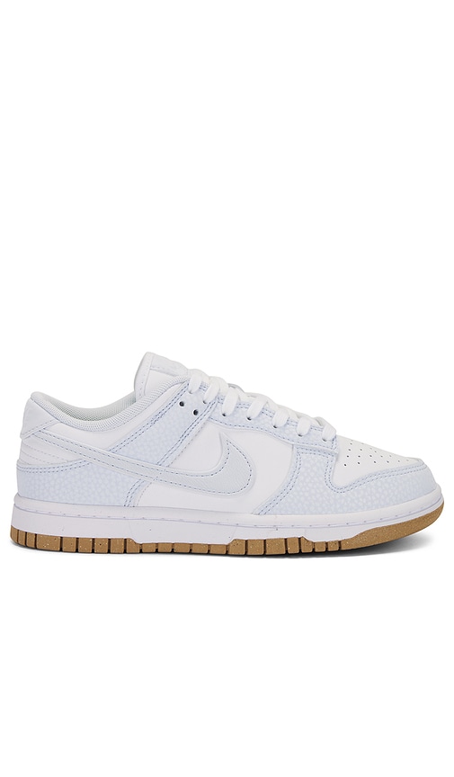Nike Dunk Low Premium Next Nature Sneaker in White, Football Grey, & Gum Light Brown