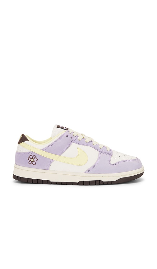 Shop Nike Dunk Low Prm Sneaker In Lilac Bloom  Soft Yellow  & Sail