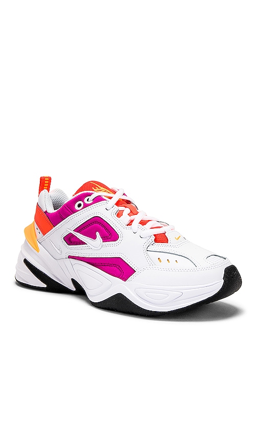 nike tekno orange pink