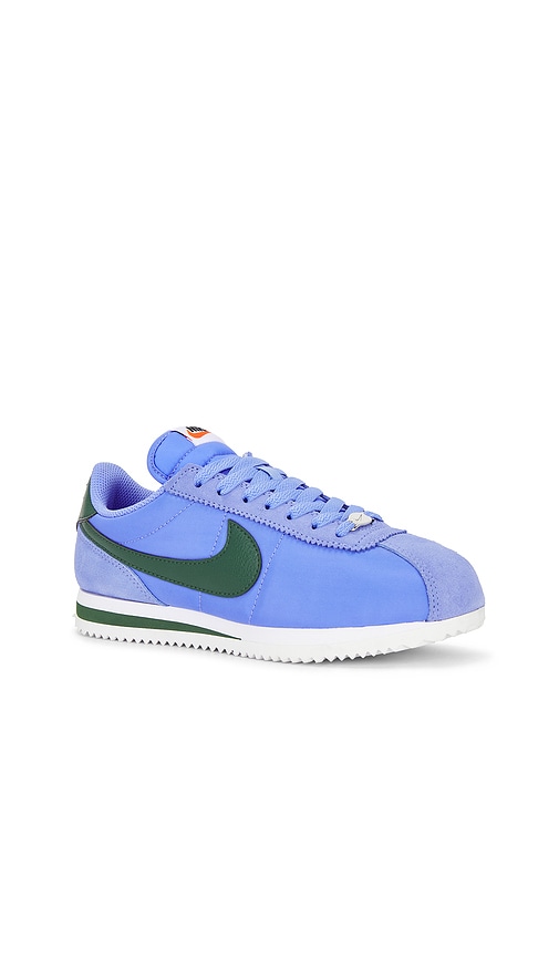 Nike Cortez Sneaker In Royal Pulse  Fir  White  & Black
