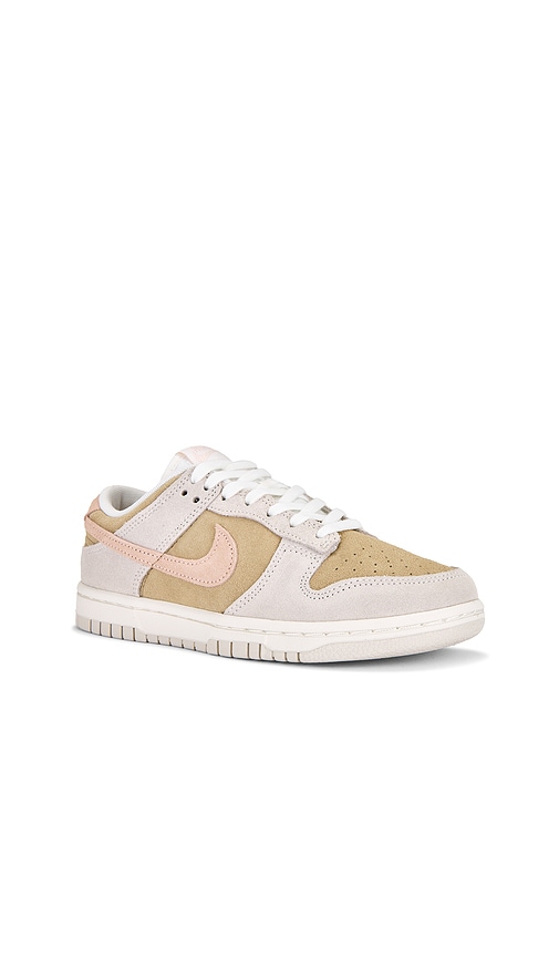 Nike Women S Dunk Low Sneakers Phantom / Parachute Beige / Washed Coral In Phantom  Washed Coral  & Parachute Beige