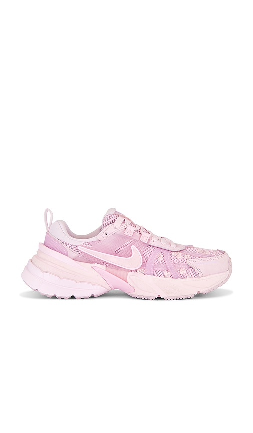 Nike V2k Run Sneaker in Pink Foam & Arctic Pink | REVOLVE