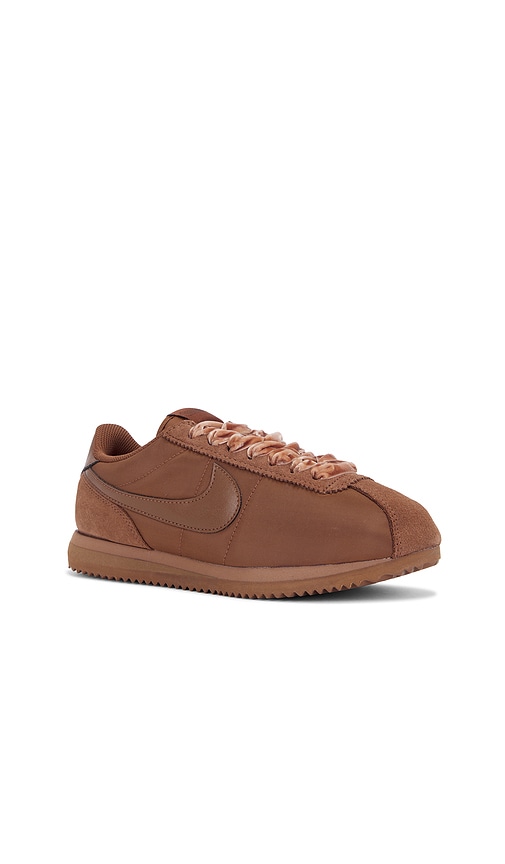 Nike Cortez Mixed Media Sneaker In Brown