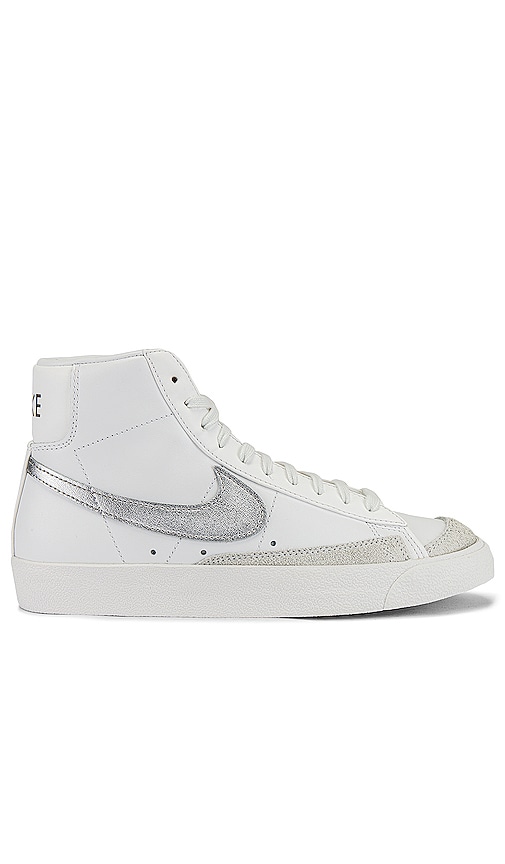 nike blazer mid silver