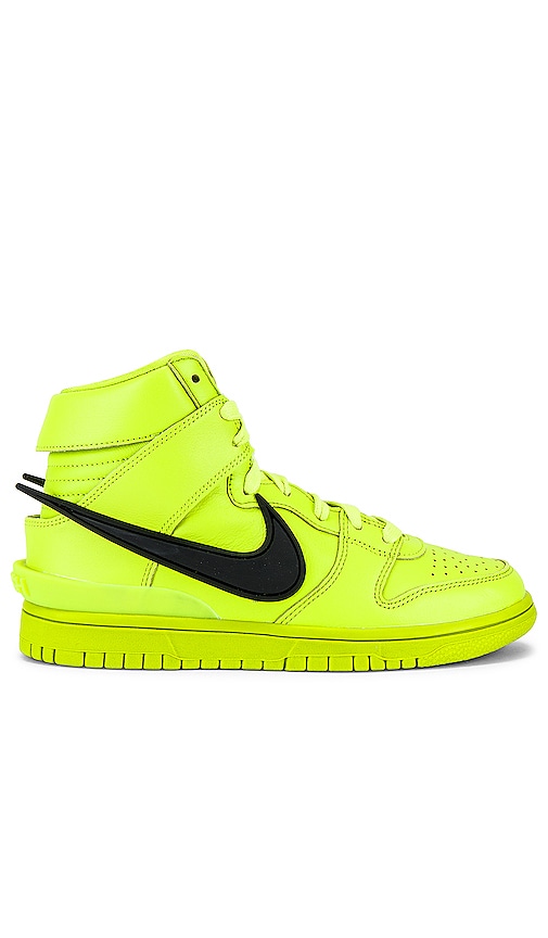 Nike Dunk Hi Ambush Sneaker in Atomic Green, Black, & Flash Lime