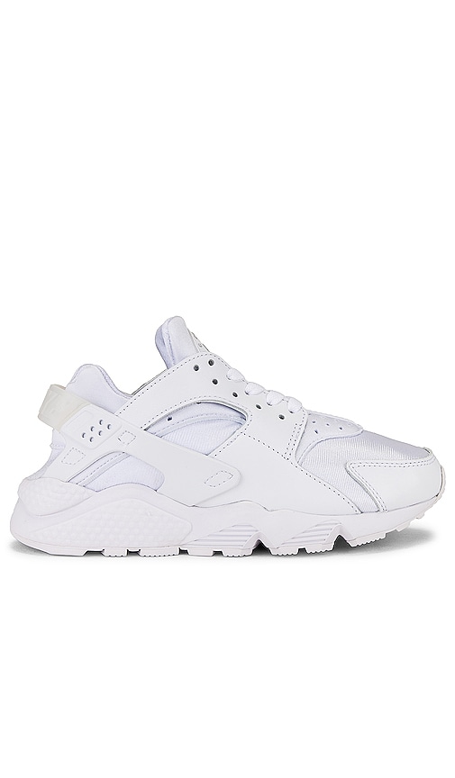 Nike huarache white black best sale pure platinum