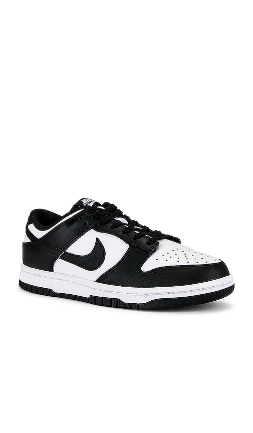 Shop Nike Dunk Low Sneaker In White  Black  & White