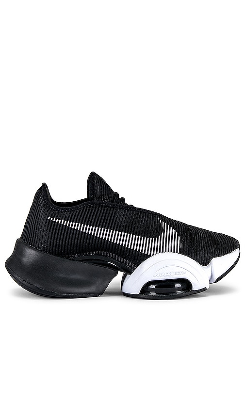 Nike Air Zoom SuperRep 2 Sneaker in White, Black, & Dk Smoke Grey