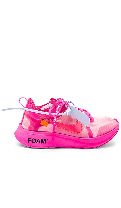 Nike x OFF-WHITE Zoom Fly in Tulip Pink 