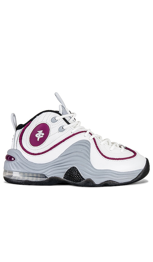 Shop Nike Air Penny 2 Sneaker In White  Metallic Silver  Photon Dust & Bl
