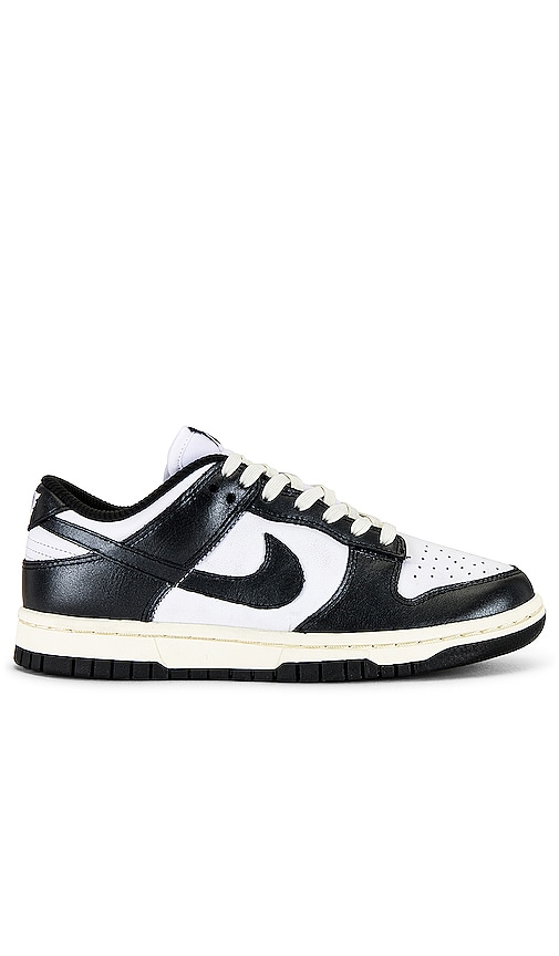 Nike Dunk Low Sneaker in White, Black, & Coconut Milk