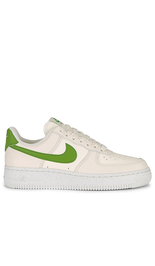 Nike Air Force 1 '07 SE Sneaker in Coconut Milk, Chlorophyll, Sail, & Volt | REVOLVE