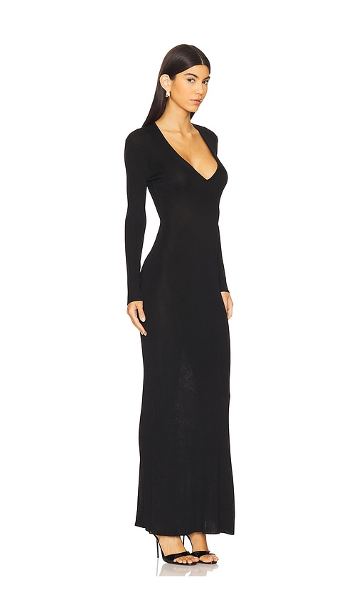 Shop Nili Lotan Jean Sweater Dress In Black
