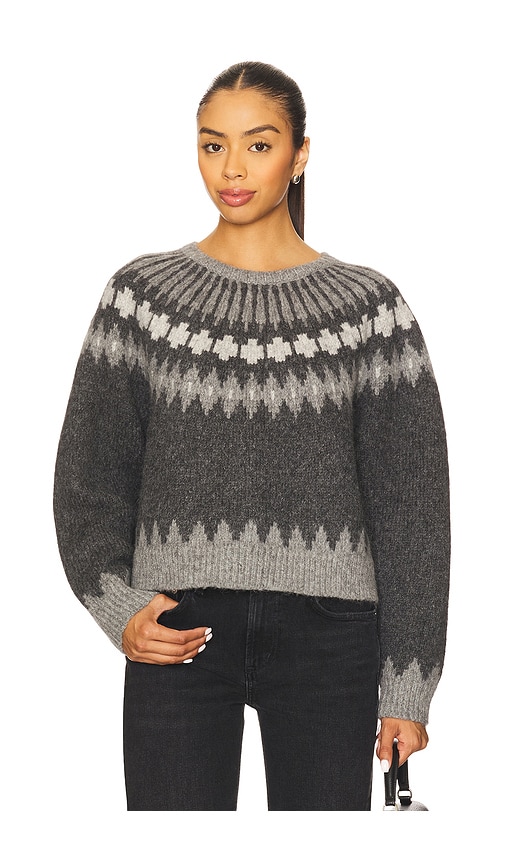 Nili Lotan Crew Neck Sweater In Gray