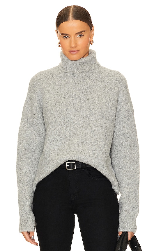 Shop Nili Lotan Sierra Sweater In Light Grey