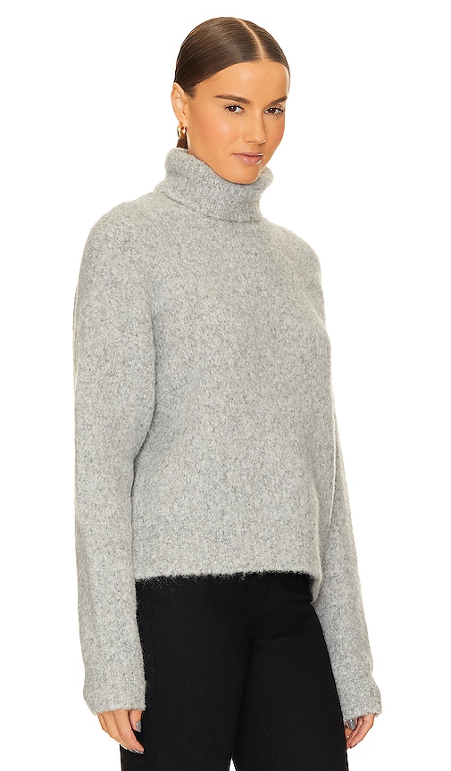 Shop Nili Lotan Sierra Sweater In Light Grey