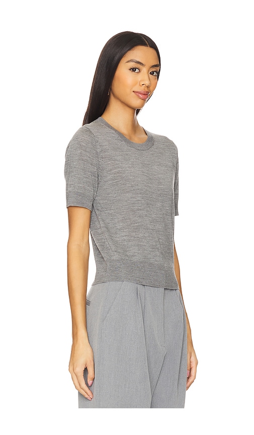 Shop Nili Lotan Leilani Sweater In Grey